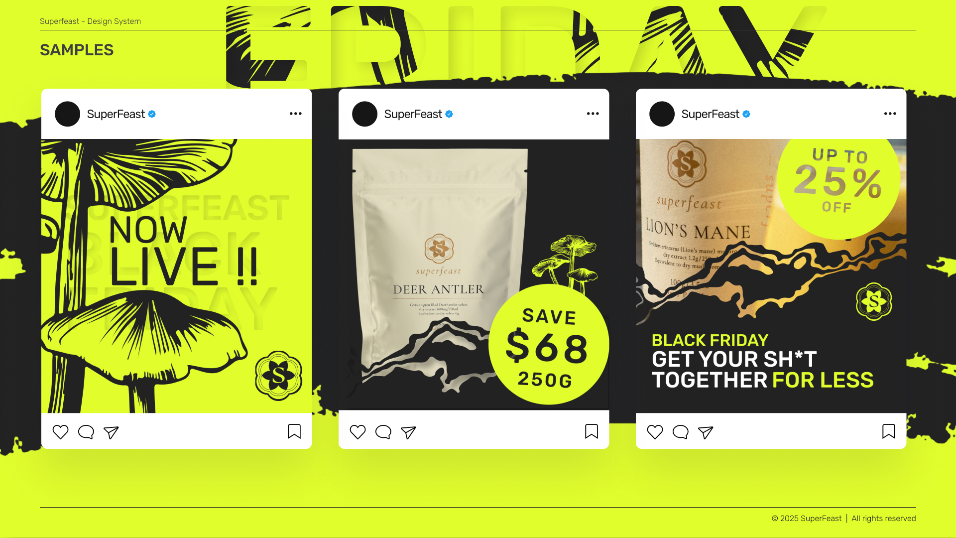 SuperFeast Ads